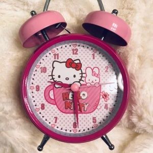 Hello Kitty Double Bell Analog Alarm Clock
